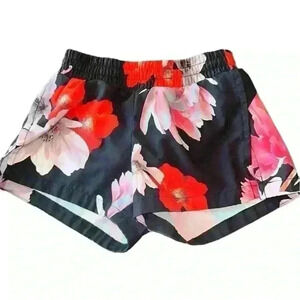 Old Navy Girls XS Active shorts colorful floral casual school activewear play